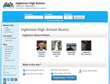 Tablet Screenshot of inglemoorhighschool.org